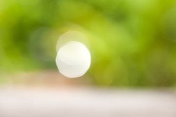 Fresh healthy green bio background with abstract blurred foliage