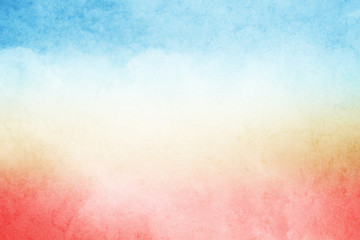 artistic cloud and sky with gradient color and grunge texture