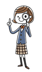 女子学生
