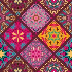 Floral mandala pattern.