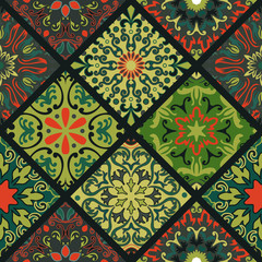 Floral mandala pattern.