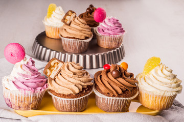 Assorted cupcakes