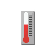  red thermometers have levels by illustration 02