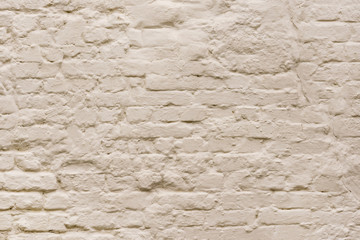 White brick wall, background, texture