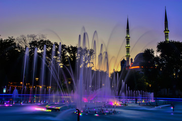 Fototapeta na wymiar Konya Kültür Park Gün Batımı