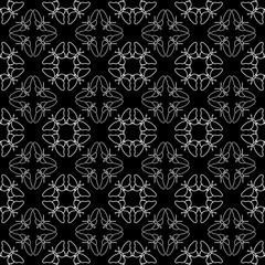 vector seamless texture of the black butterfly on the white background, illustration ,can be used for wallpaper, pattern fills, web page background,surface textures, invitation card. Floral textile