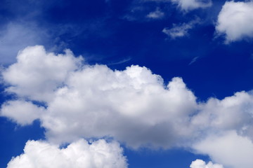 Obraz premium Blue Sky with Clouds