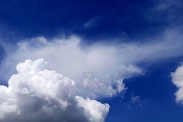 Obraz premium Blue Sky with Clouds