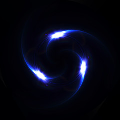 Abstract image of lighting flare