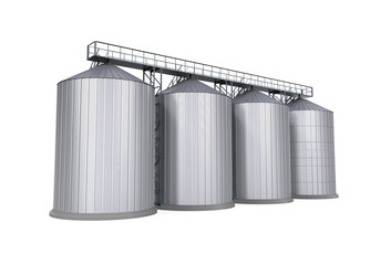 Agricultural Silo Isolated © nerthuz