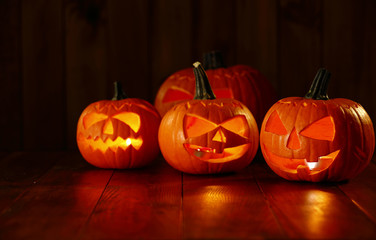 Obraz premium halloween pumpkin 