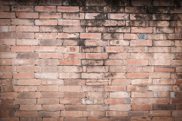 Brick wall texture pattern or brick wall background for interior or exterior design with copy space for text or image.