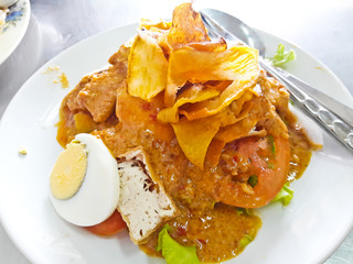 Indonesian vegetarian food Gado Gado