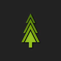 Obraz premium sapin vert design