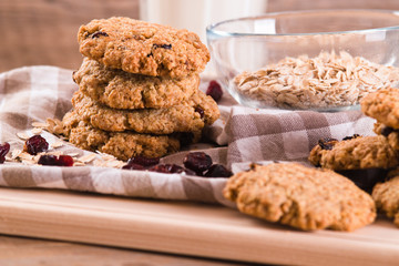 Oatmeal cookies. 