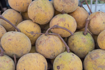 Santol in street market in thailand