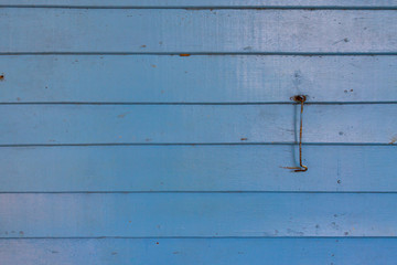 Blue color of wood wall texture