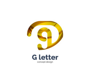 Fototapeta premium G letter logo icon