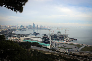 City of Baku panorama, Azerbaijan