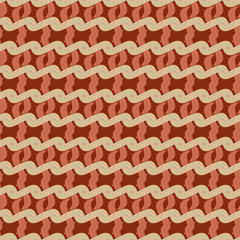 Wavy line seamless pattern 07-09