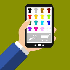 Mode kaufen mit dem Smartphone
