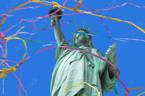 New York Statue De La Liberté Statue Of Liberty Stock - 