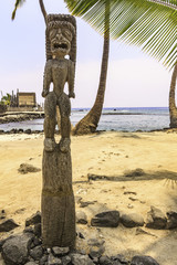 Statues on The Big Island of Hawaii