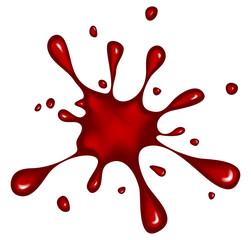 blood ink blob, blot, splash  vector symbol icon design.
