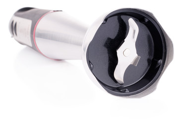 Hand mixer over white