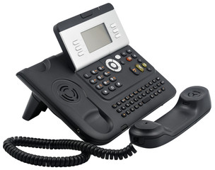 Office telephone set, 6 soft keys, off-hook