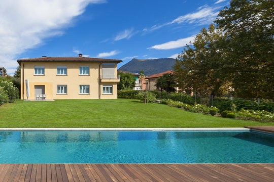 Swimming pool of a private residence