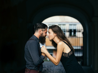 young stylish couple