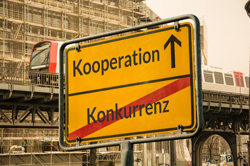 Schild 113 - Kooperation