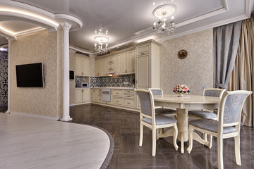 kitchen living room