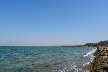 The coastline of Azov sea