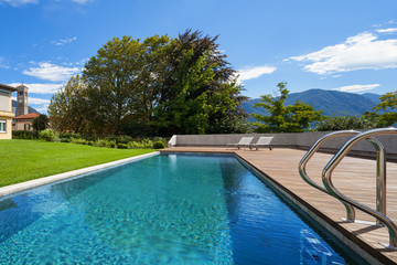 Swimming pool of a private residence
