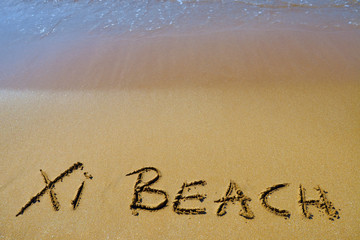 Xi beach, Kefalonia, Greece