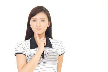 Fototapeta premium 微笑む女性