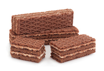 Sweet chocolate wafers