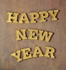 Happy New Year golden text