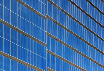 Modern highrise office building facade