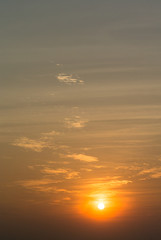 Nice sunset sky