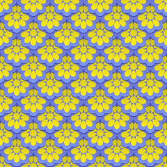 seamless background with floral pattern 