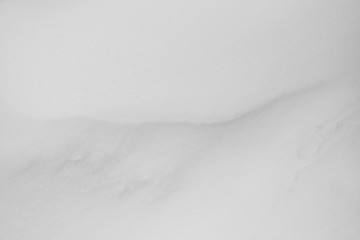 Abstract snow shapes