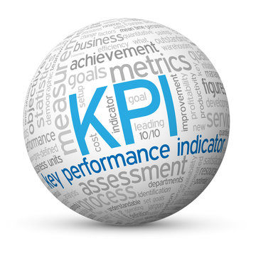 KEY PERFORMANCE INDICATORS (KPI) Tag Cloud On Sphere