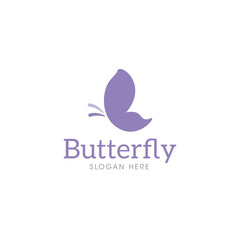 Butterfly logo creative design vector