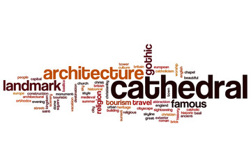 Cathedral word cloud