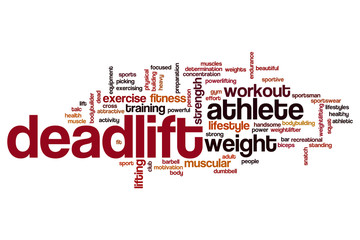Deadlift word cloud