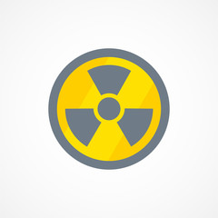 Fototapeta premium Radiation icon sign