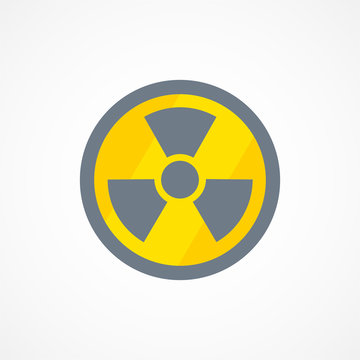 Radiation icon sign